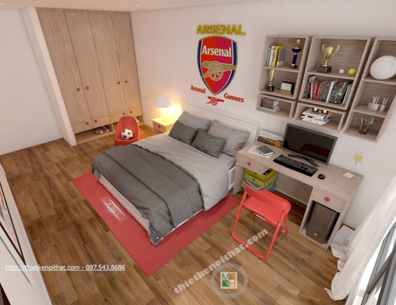  giường ngủ gỗ cho chung cư