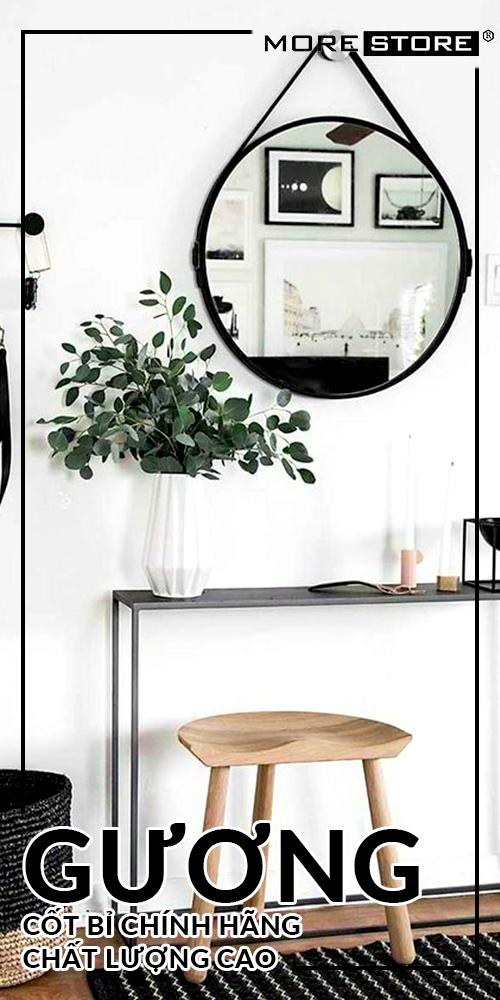 Gương trang trí phòng ngủ - gương treo tường